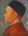 Retrato de un hombre pintor renacentista Andrea Mantegna
